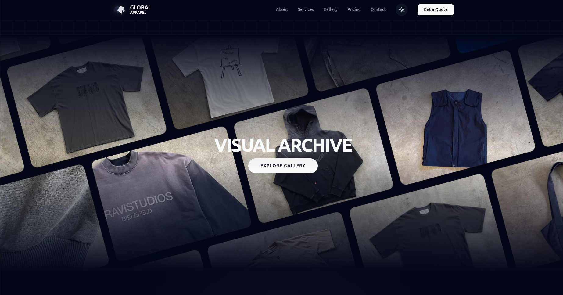 Global Apparel — Manufacturing Brand Website — image 10