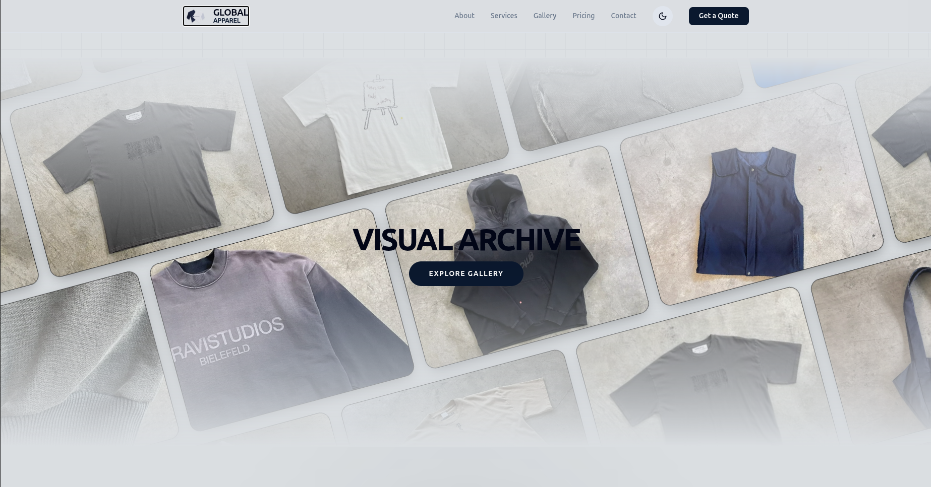 Global Apparel — Manufacturing Brand Website — image 9