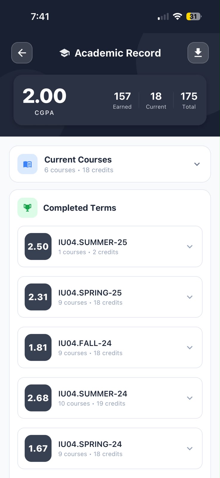 IQRA CMS — Student Mobile Application — image 5