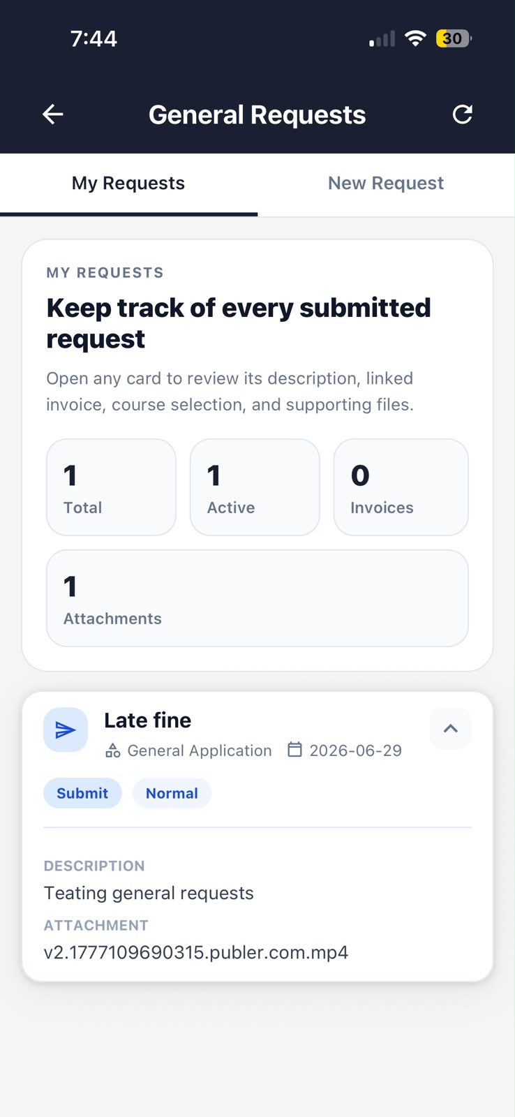 IQRA CMS — Student Mobile Application — image 15