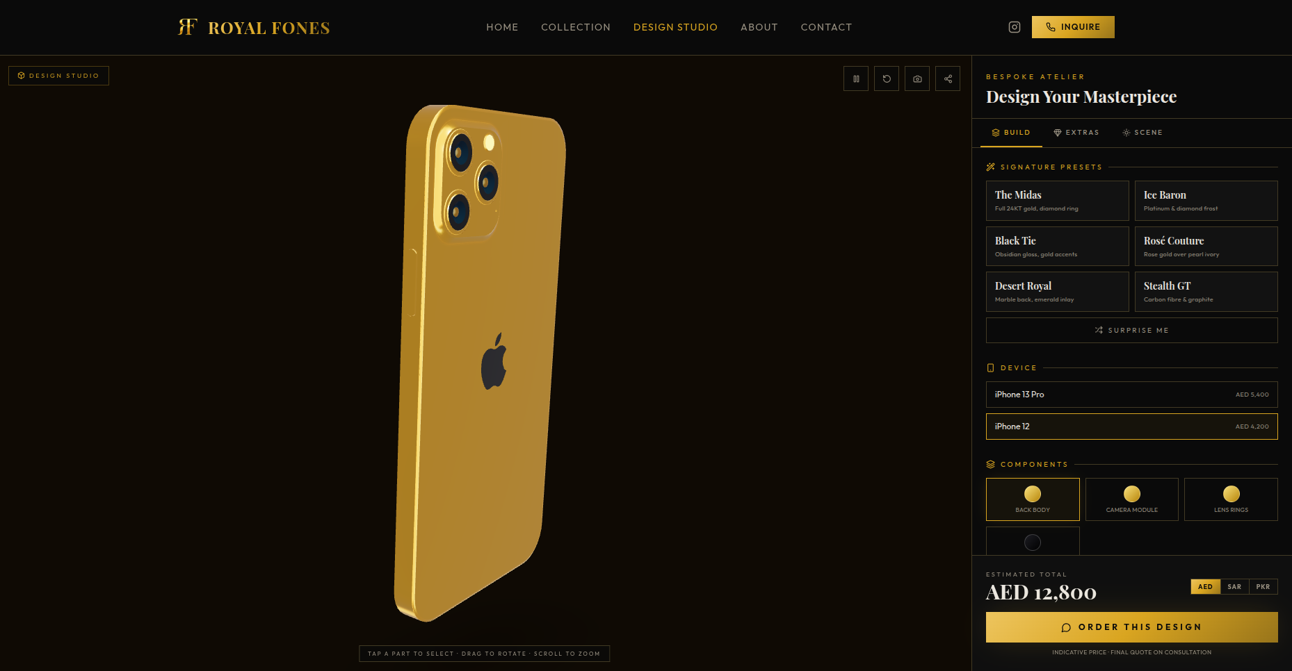 Royal Fones — Luxury Phone Configurator — image 5