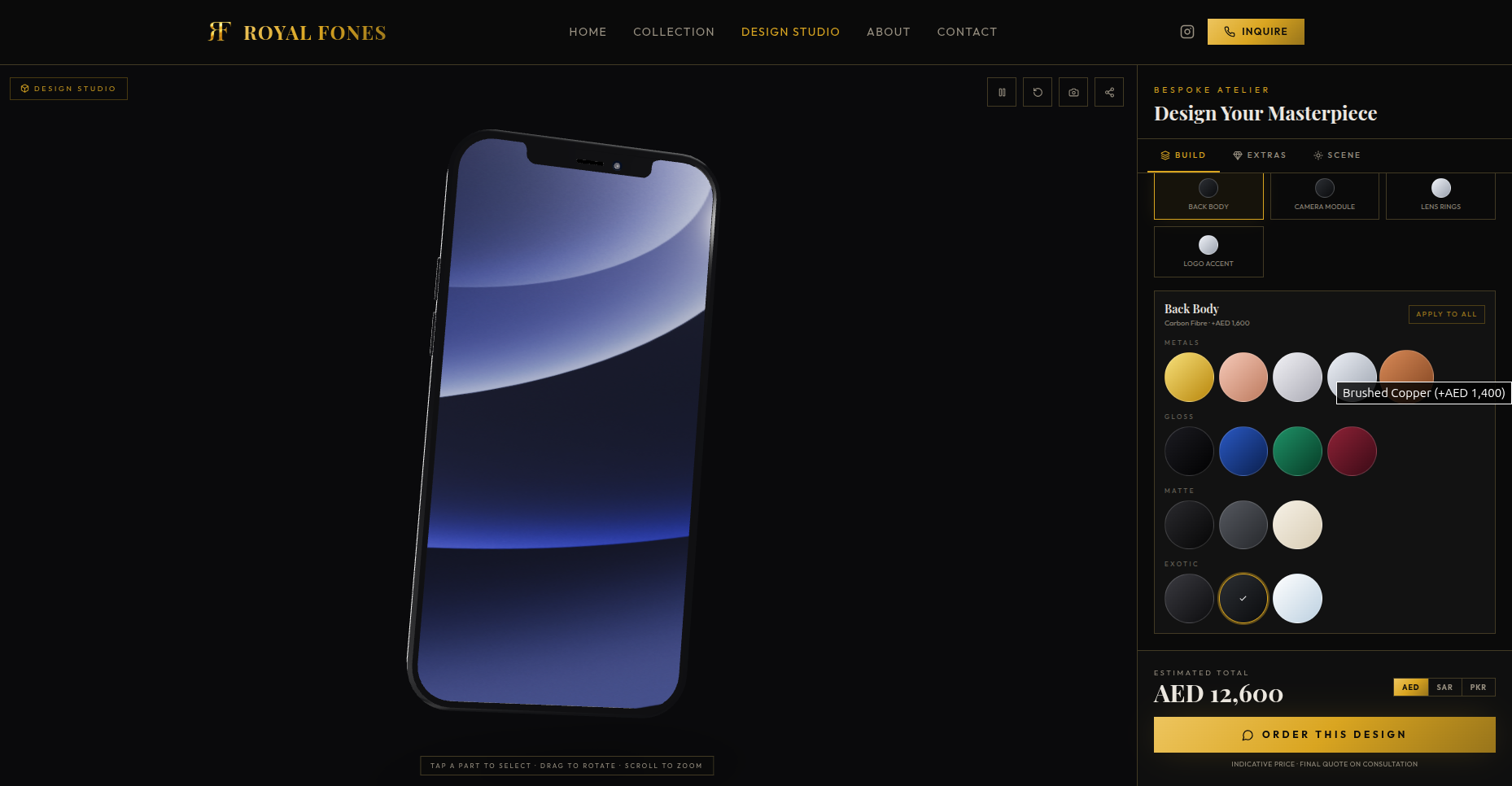Royal Fones — Luxury Phone Configurator — image 7